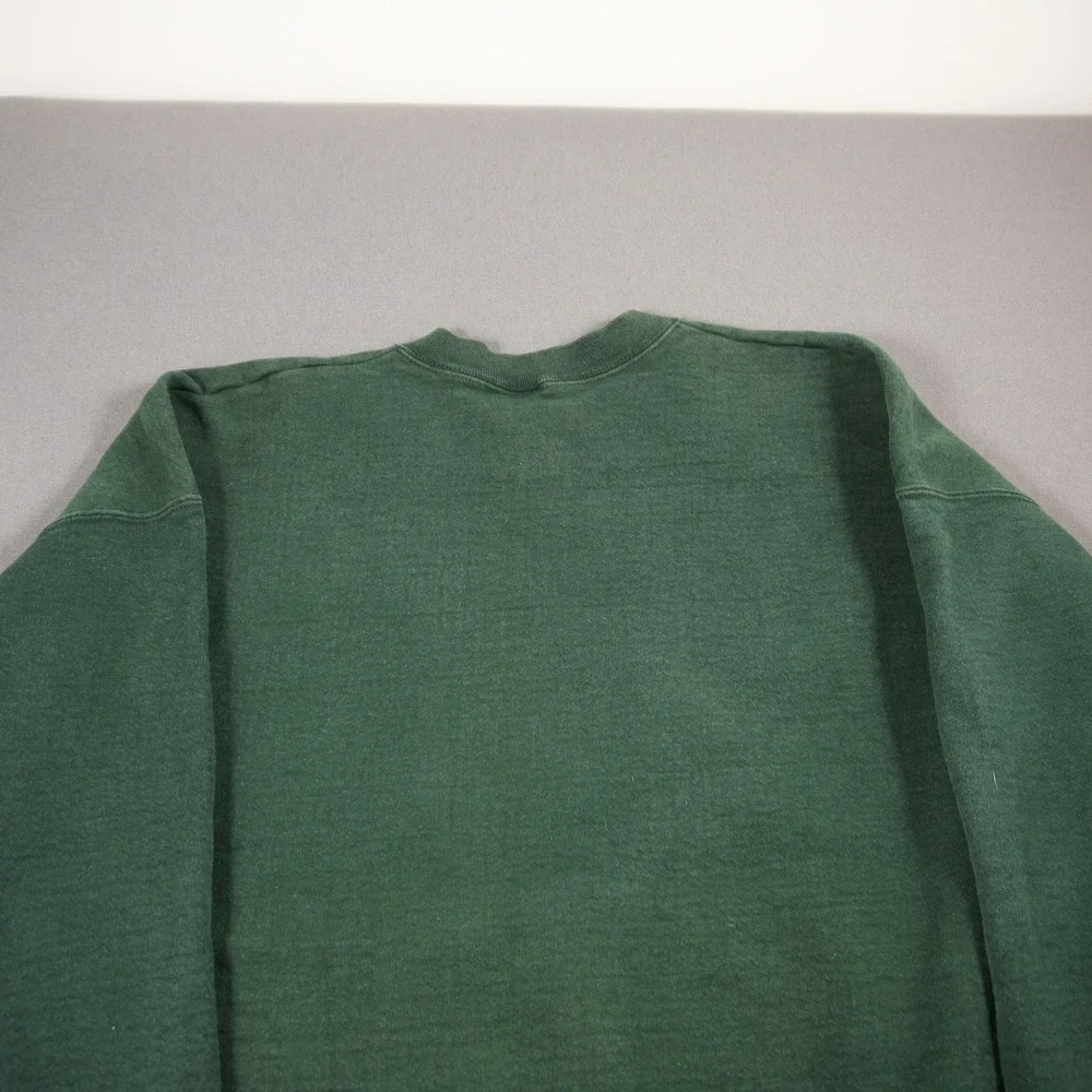 Vintage USA Black Green Munsingwear Super Cotton Crewneck Men Sweatshirt XXL